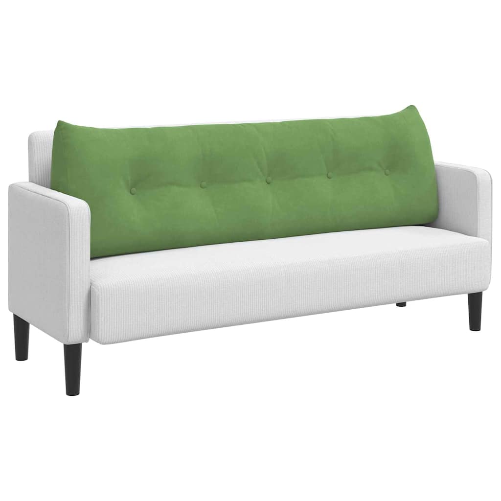 Cuscino schienale Vidaxx verde chiaro 160 x 24 x 50 cm in velluto