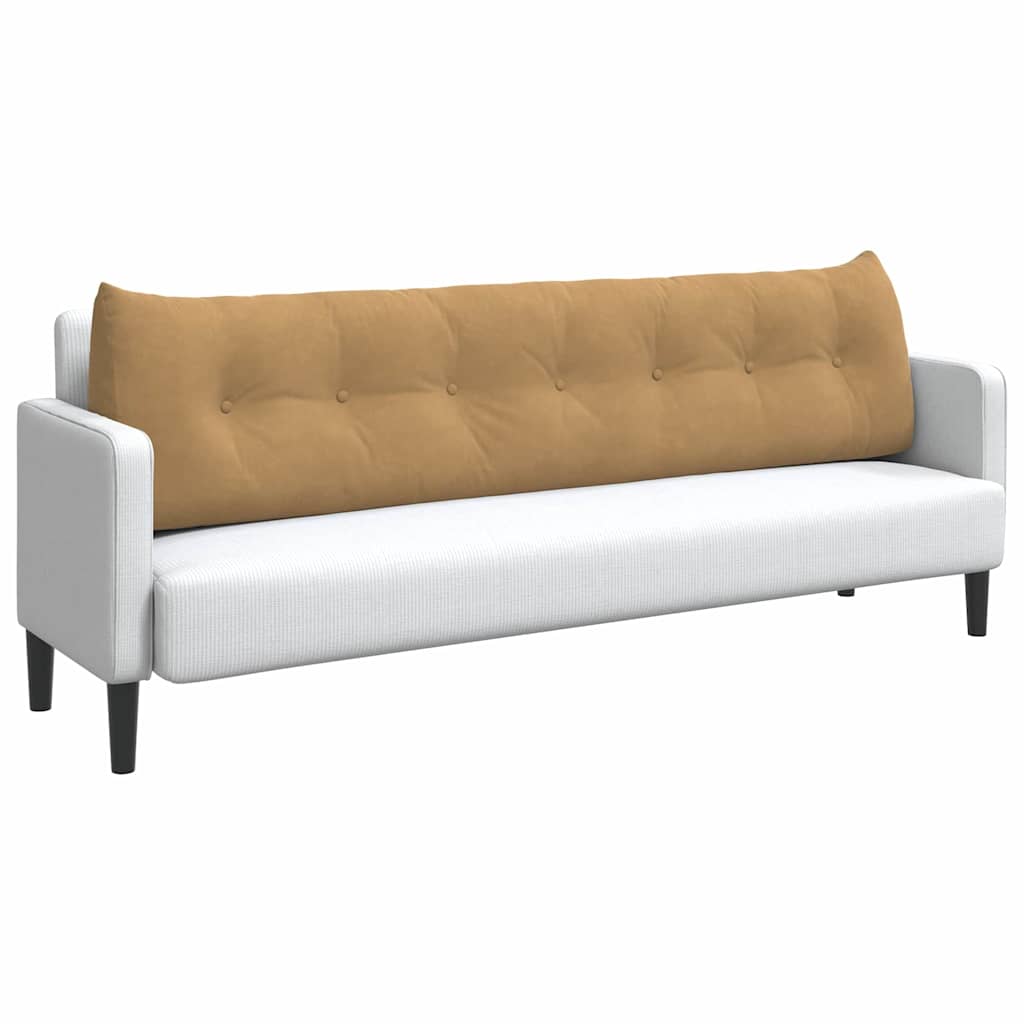 Cuscino schienale Vidaxx marrone 200 x 24 x 50 cm in velluto