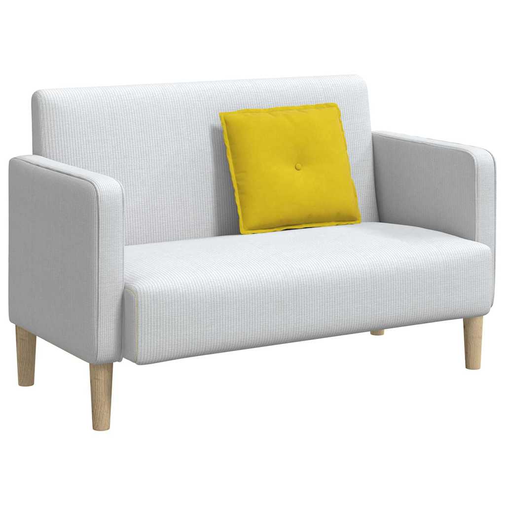 Vidaxl rugkussen geel 50 x 45 cm cordstof