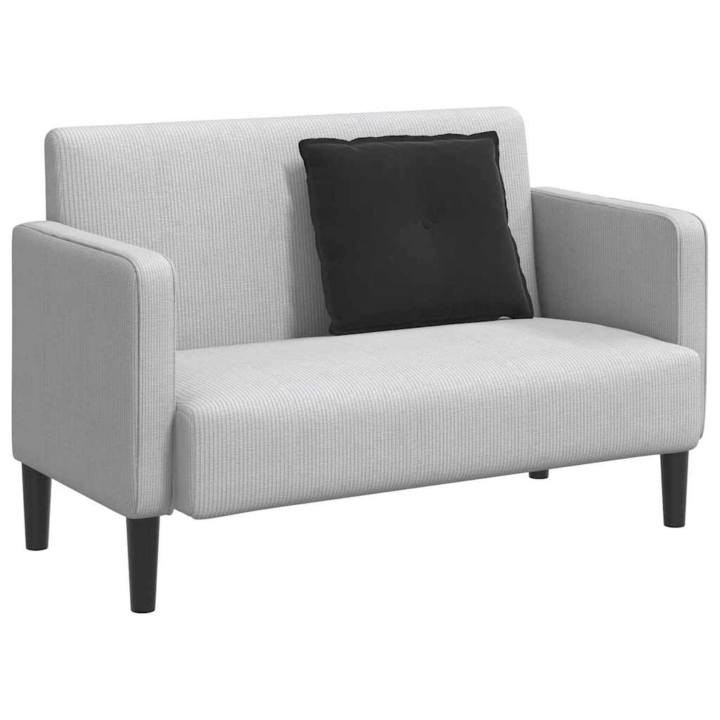 Cuscino schienale Vidaxx tessuto a corde nero 60 x 50 cm