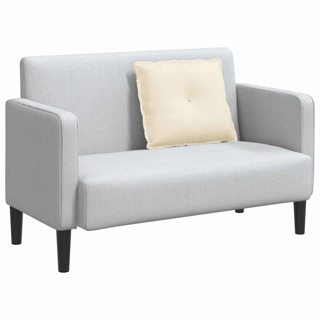 Vidaxl rugkussen crème 60 x 50 cm cordstof