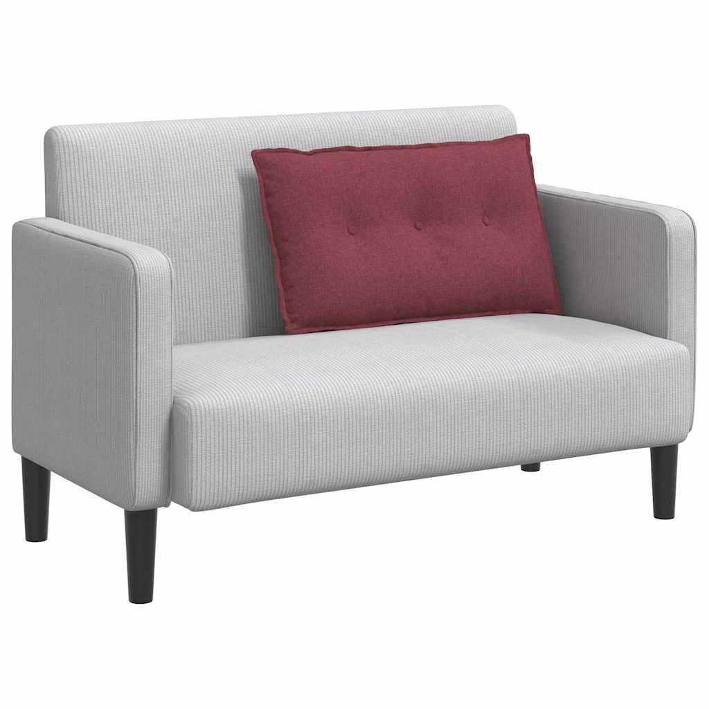 Cuscino schienale Vidaxx tessuto rosso vino 80 x 19 x 50 cm