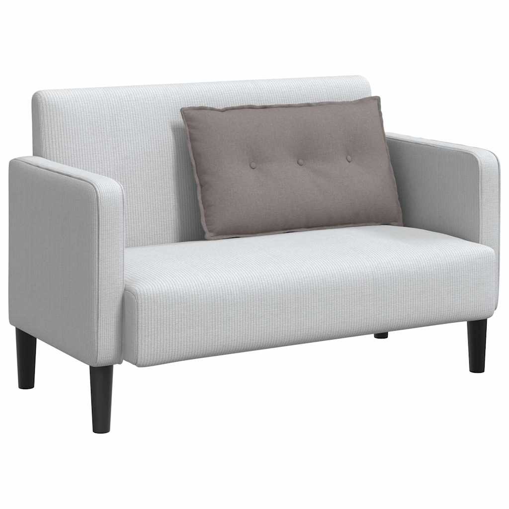 Vidaxl rugkussen taupe 80 x 19 x 50 cm stof