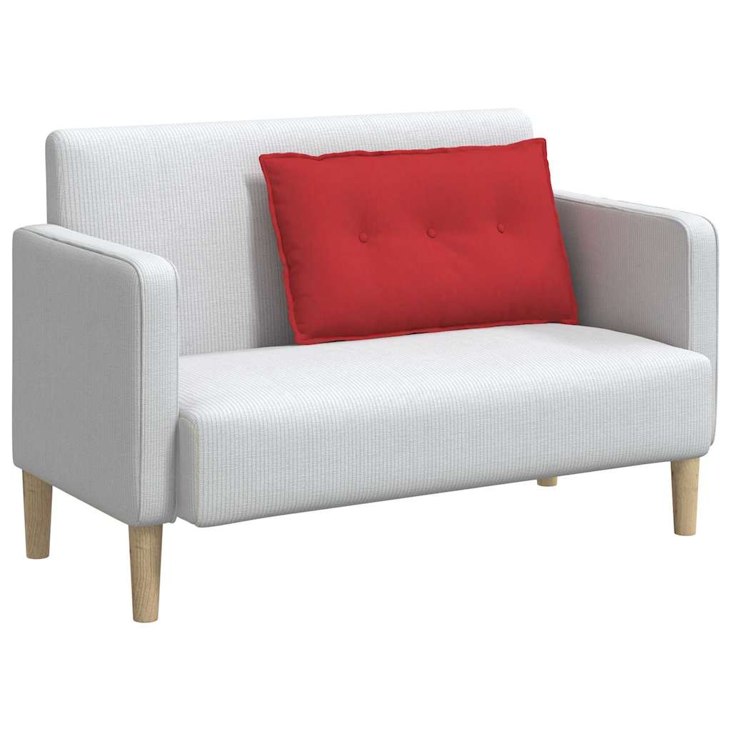 Cuscino schienale Vidaxx tessuto rosso 80 x 19 x 50 cm
