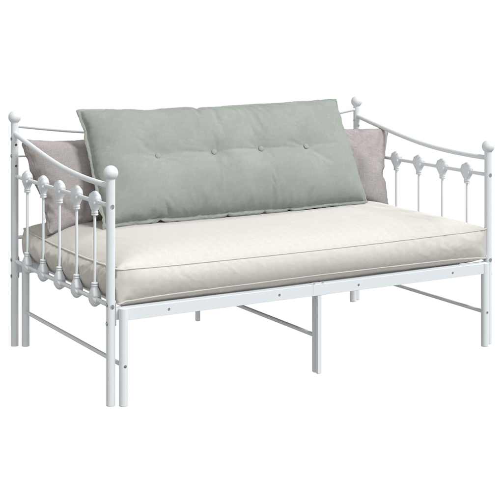 Cuscino schienale Vidaxx grigio chiaro 120 x 50 cm in tessuto a corde