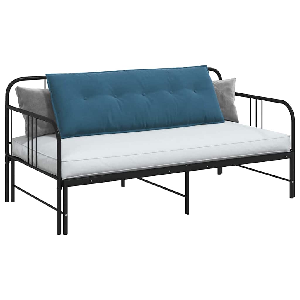 Cuscino schienale Vidaxx blu 140 x 50 cm in tessuto a corde