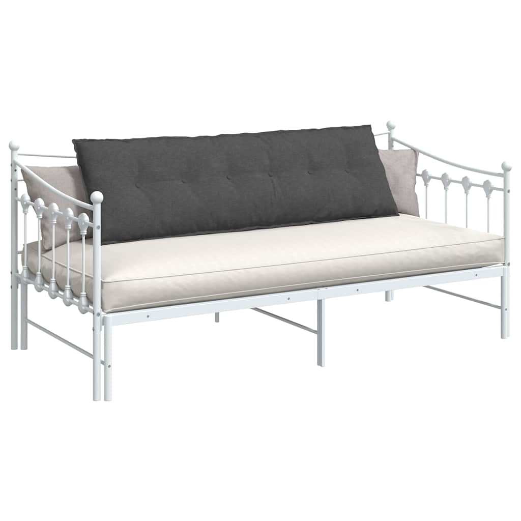 Cuscino schienale Vidaxx tessuto a corde grigio scuro 160 x 50 cm