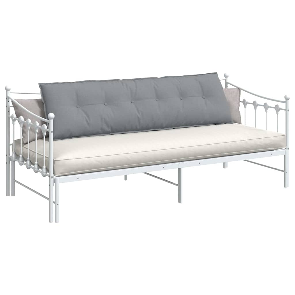 Cuscino schienale Vidaxx in tessuto grigio chiaro 180 x 19 x 50 cm