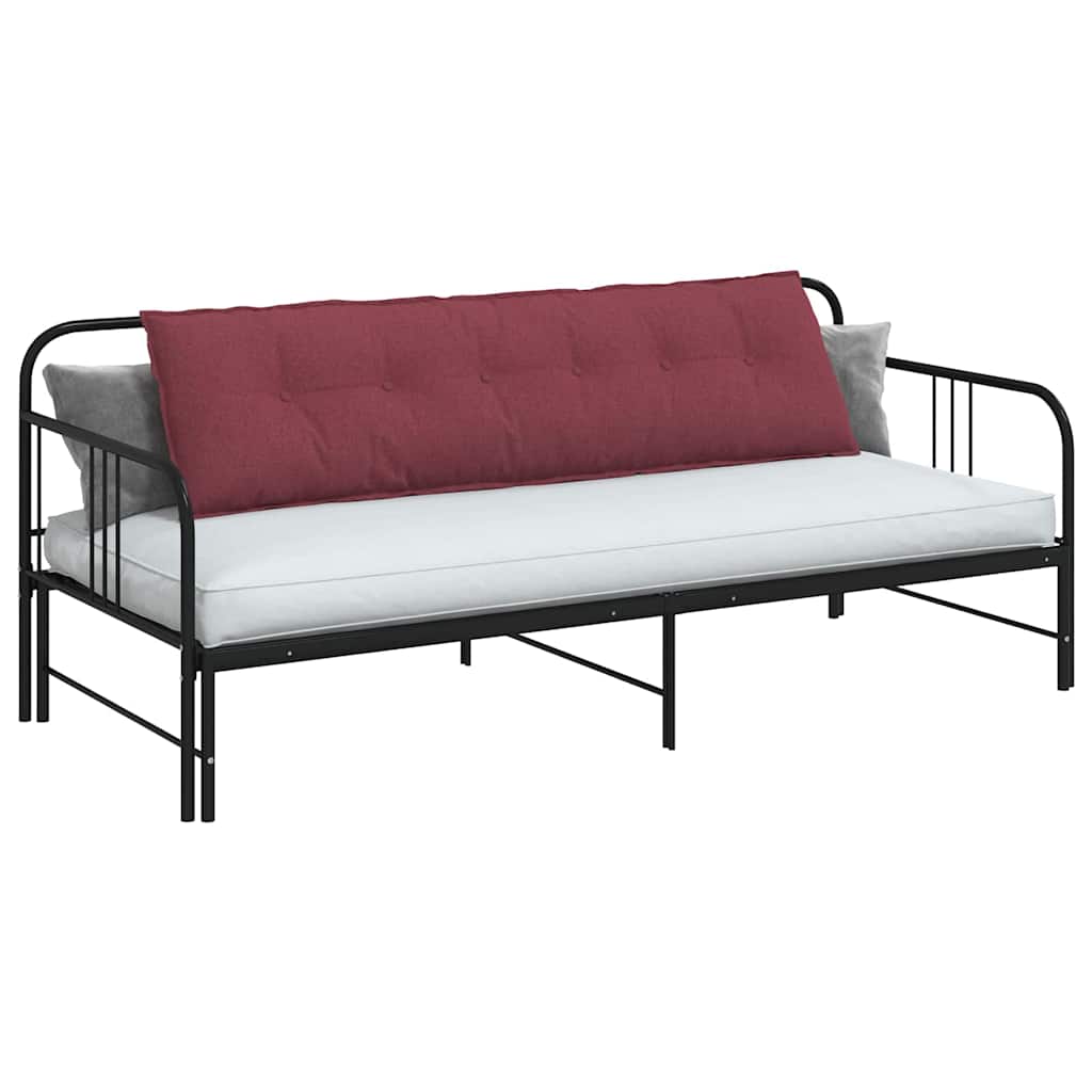 Cuscino schienale Vidaxx tessuto rosso vino 180 x 19 x 50 cm
