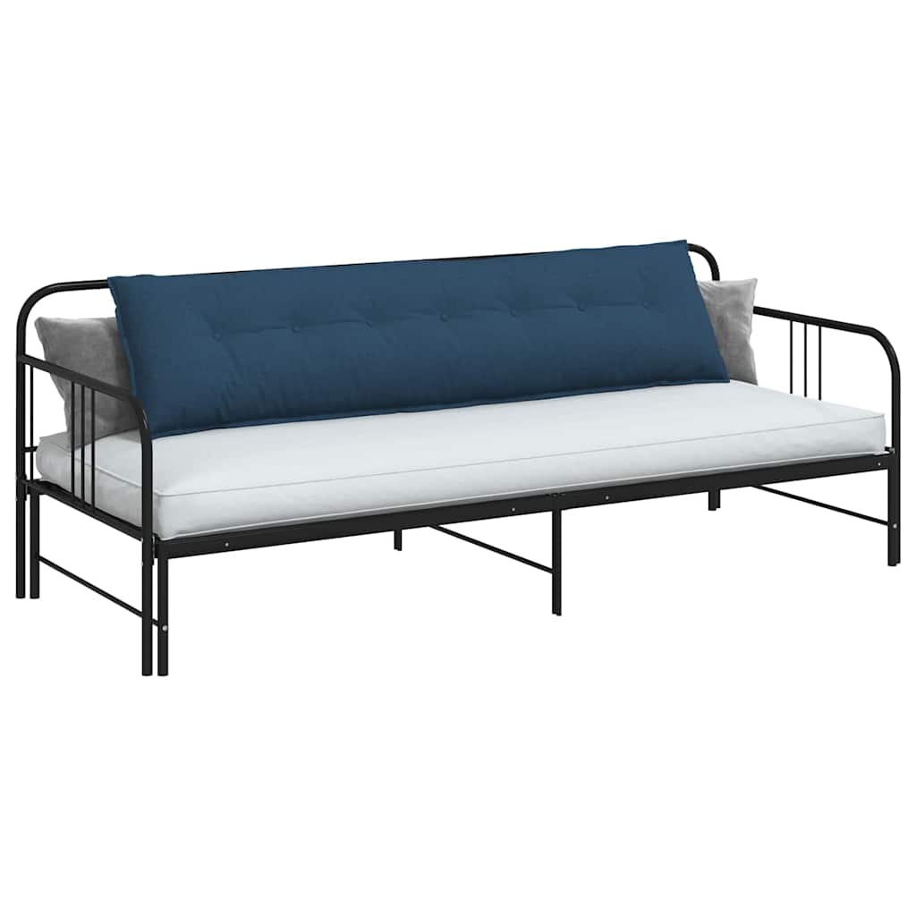 Vidaxl rugkussen blauw 200 x 19 x 50 cm stof