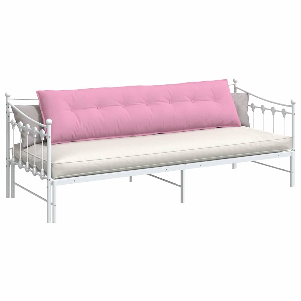 Vidaxl rugkussen roze 200 x 19 x 50 cm stof