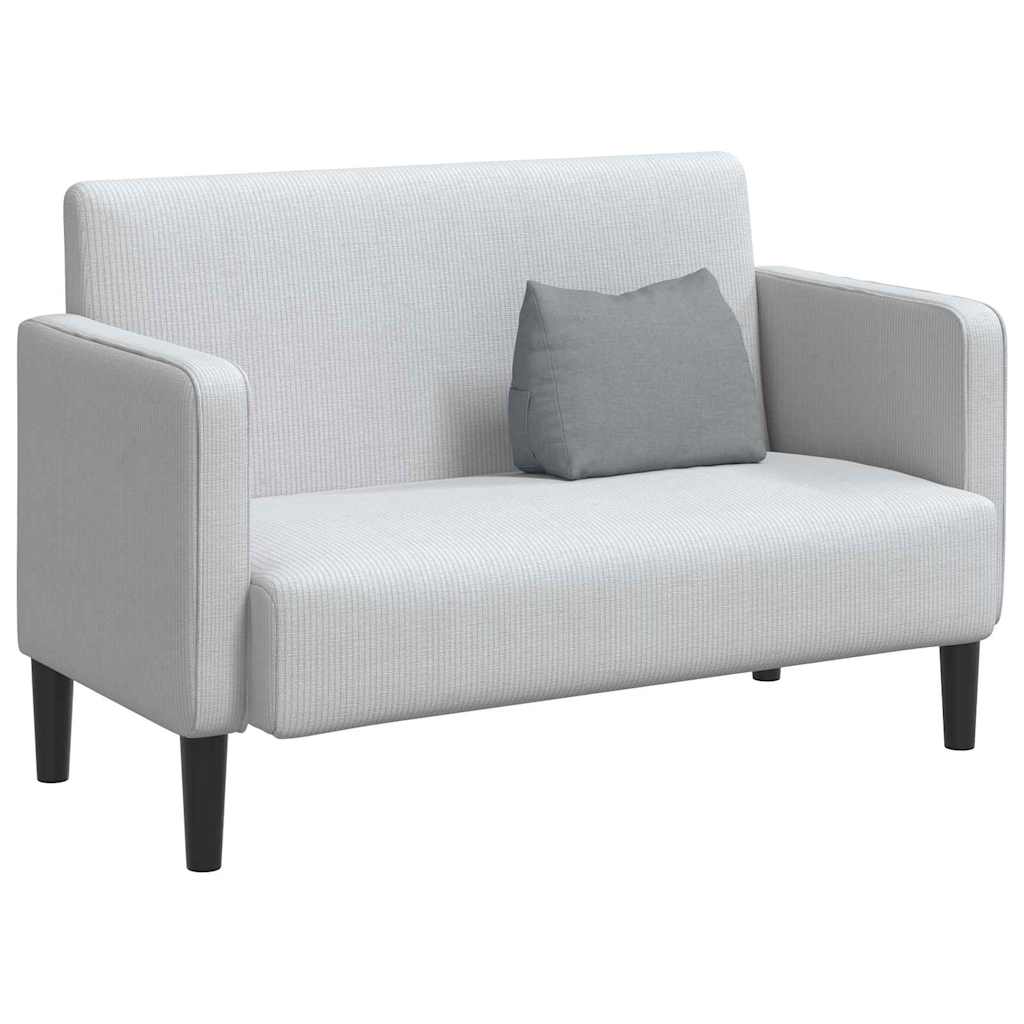 Vidaxx cojín de respaldo gris claro 45 x 20 x 35 cm tela