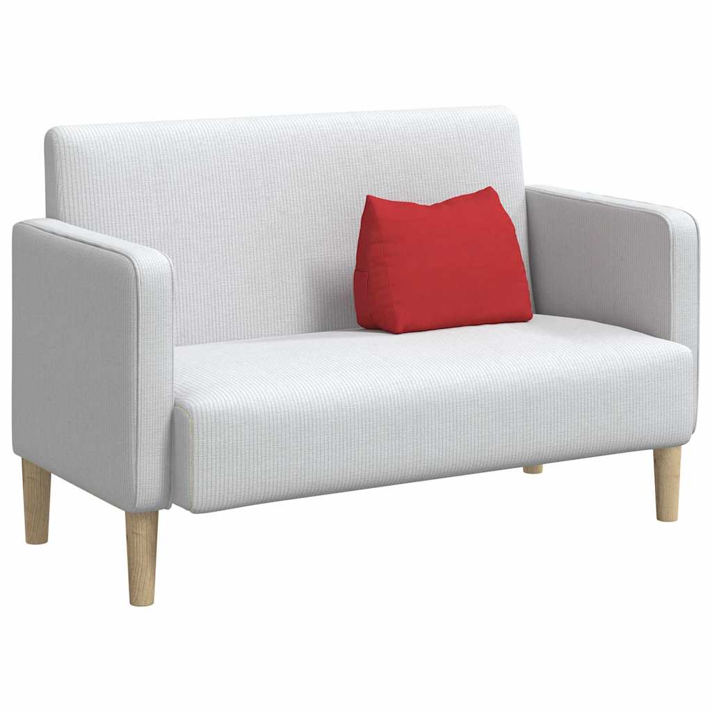Cojín de respaldo vidaxx rojo 45 x 20 x 35 cm tela