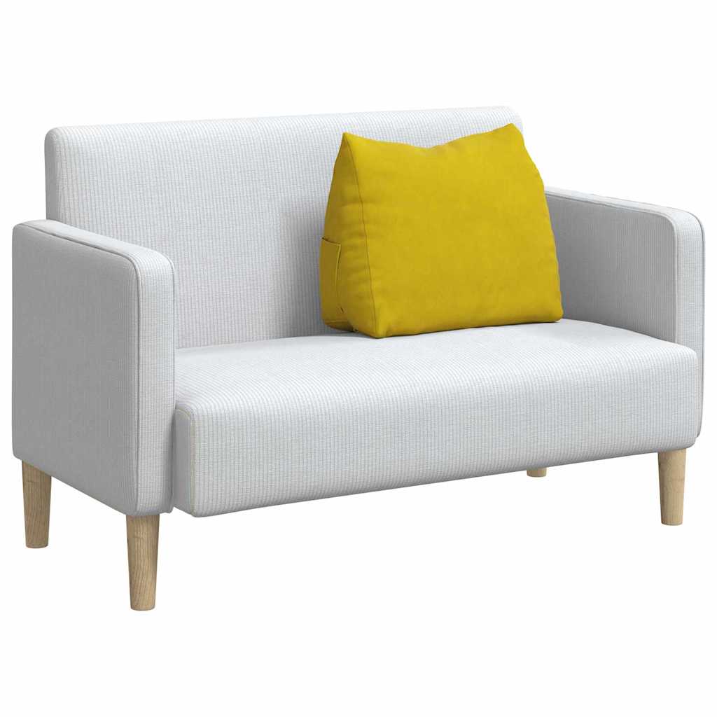 Cuscino schienale Vidaxx giallo 60 x 20 x 50 cm in tessuto a corde