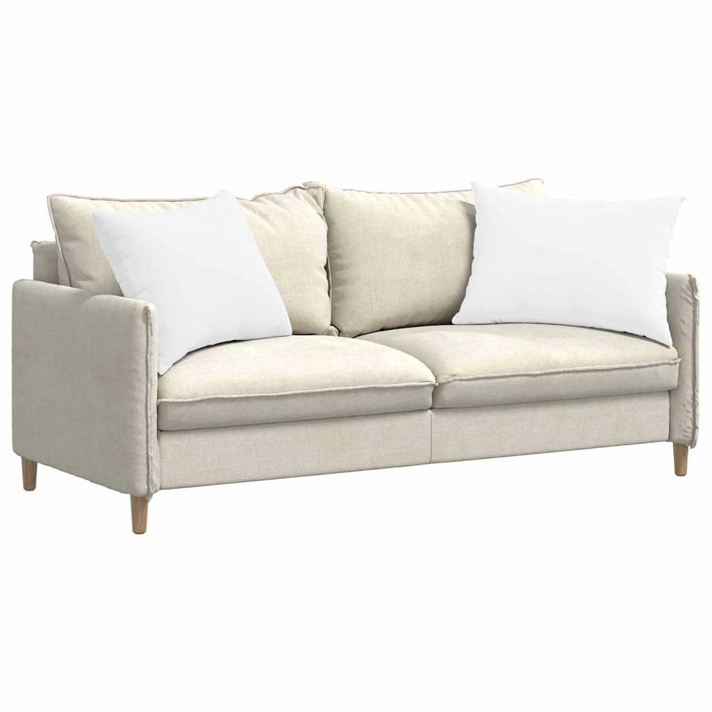 Cuscini per divano VidaXL 2 pezzi in tessuto bianco 70 x 50 cm