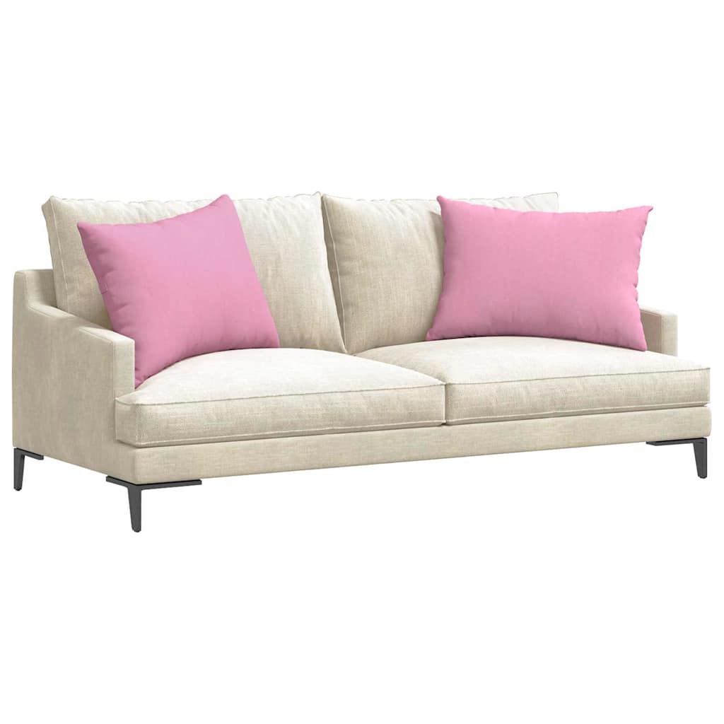 Cuscini per divano VidaXL 2 pezzi in tessuto rosa 70 x 50 cm