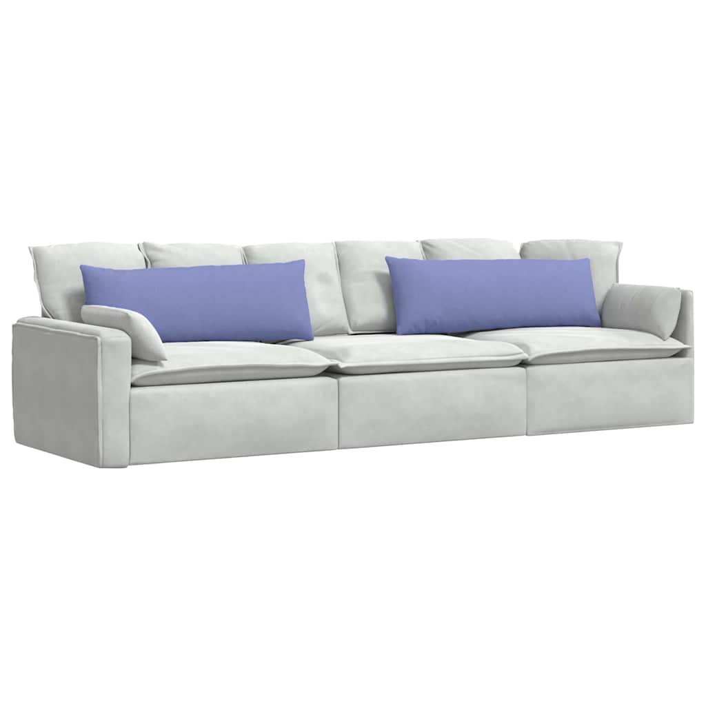 Cuscini per divano VidaXL 2 pezzi tessuto blu jeans 120 x 40 cm