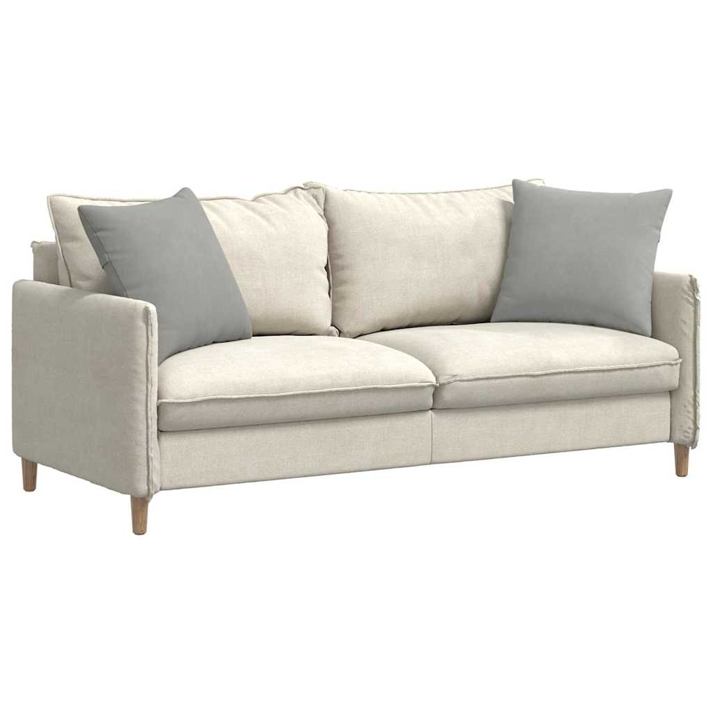 Cuscini per divano VidaXL 2 pezzi in tessuto grigio chiaro 50 x 50 cm