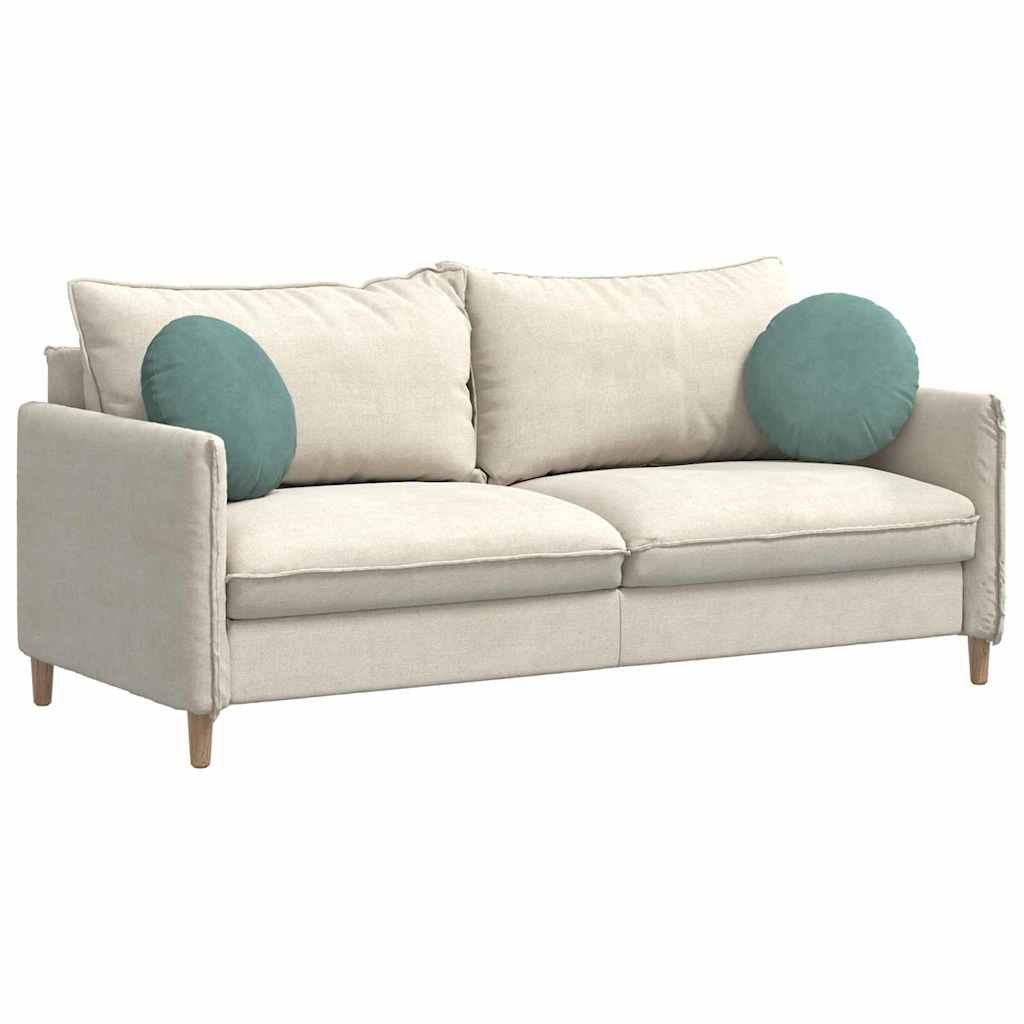 Cuscini seduta Vidaxx 2 pezzi verde mare ø 40 x 13 cm velluto