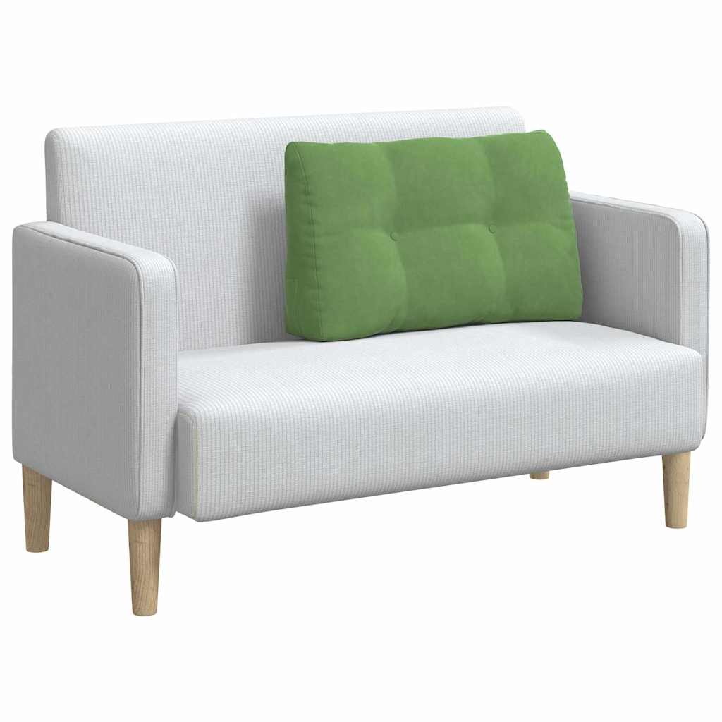 Cuscino schienale Vidaxx verde chiaro 80 x 24 x 50 cm in velluto