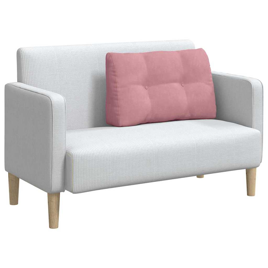 Cuscino schienale Vidaxx rosa 80 x 24 x 50 cm in velluto