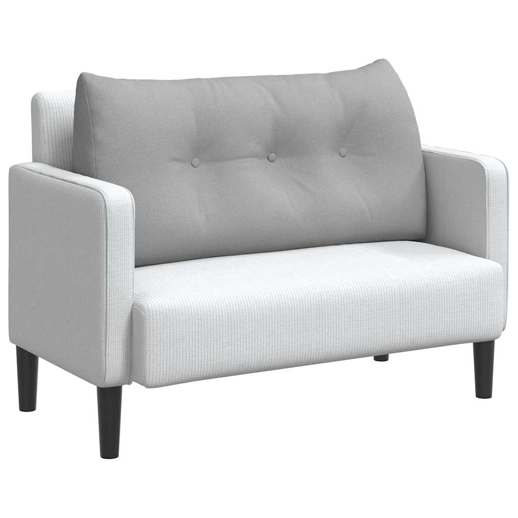 Cuscino schienale Vidaxx tessuto grigio nuvola 100 x 24 x 50 cm