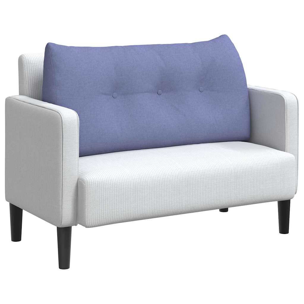 Vidaxl rugkussen jeans blauw 100 x 24 x 50 cm stof