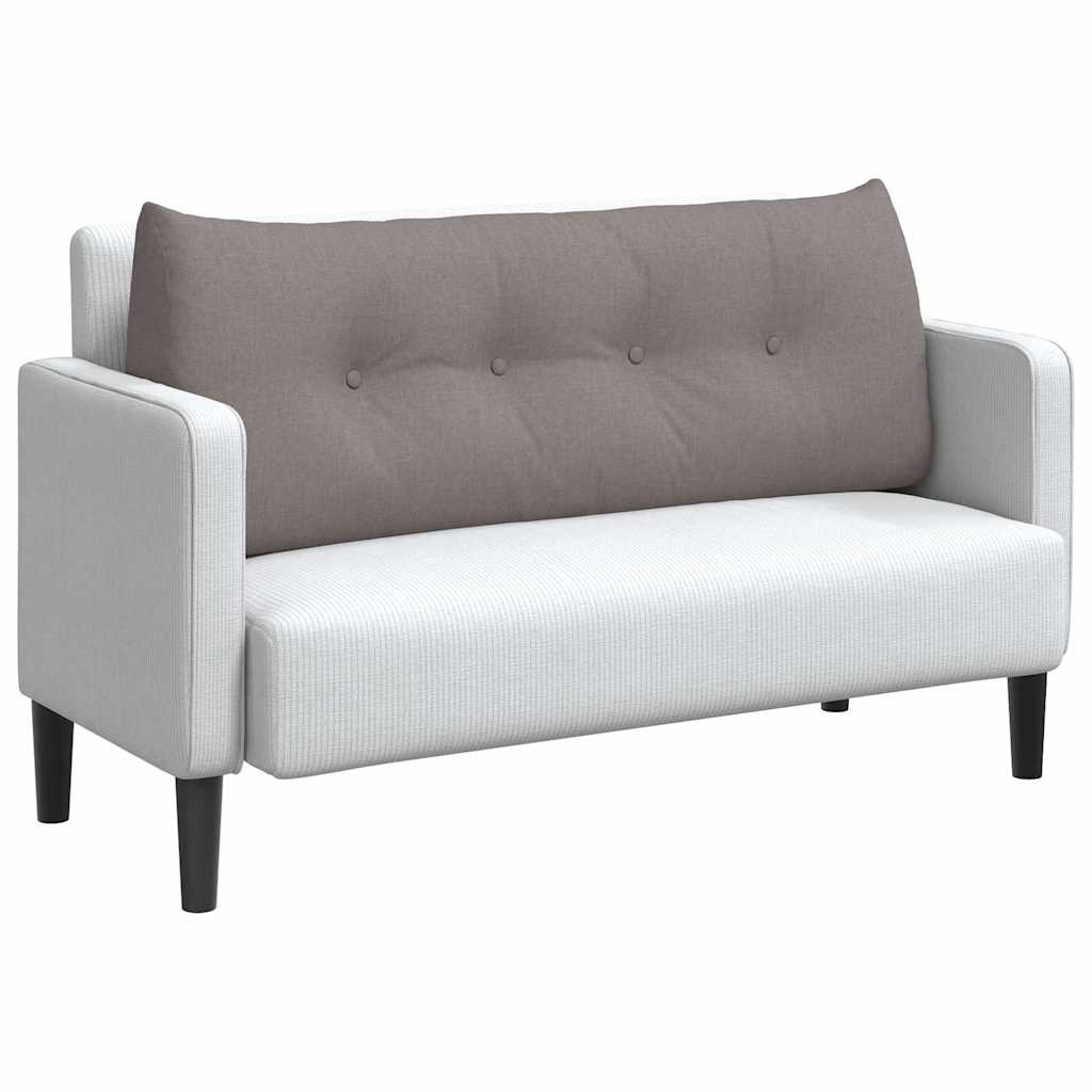 Cuscino schienale Vidaxx tessuto tortora 120 x 24 x 50 cm