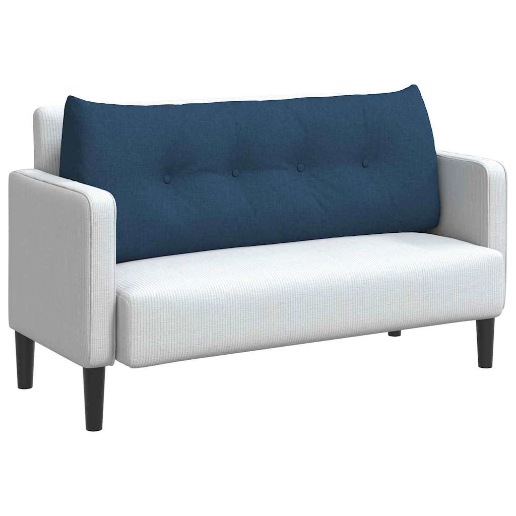 Cuscino schienale Vidaxx tessuto blu 120 x 24 x 50 cm