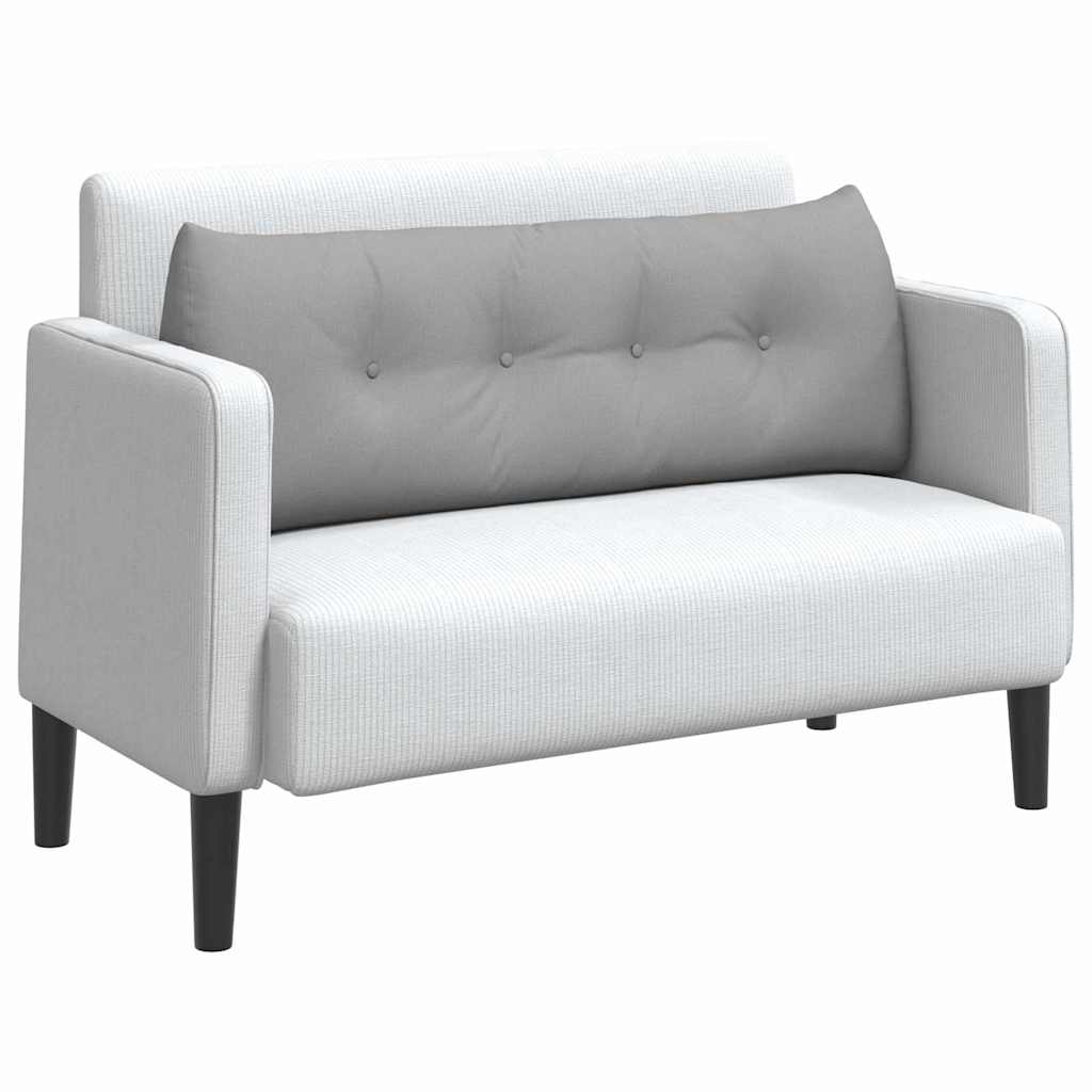 Cuscino schienale Vidaxx tessuto grigio nuvola 140 x 24 x 50 cm