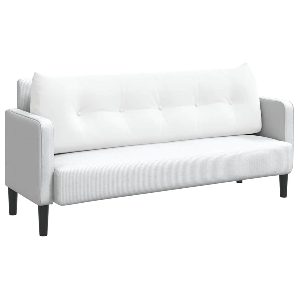 Cuscino schienale Vidaxx tessuto bianco 160 x 24 x 50 cm