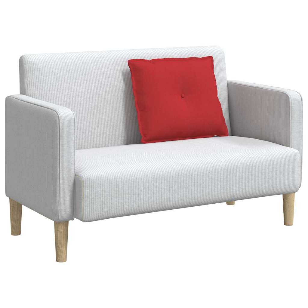 Cuscino schienale Vidaxx tessuto rosso 60 x 19 x 50 cm