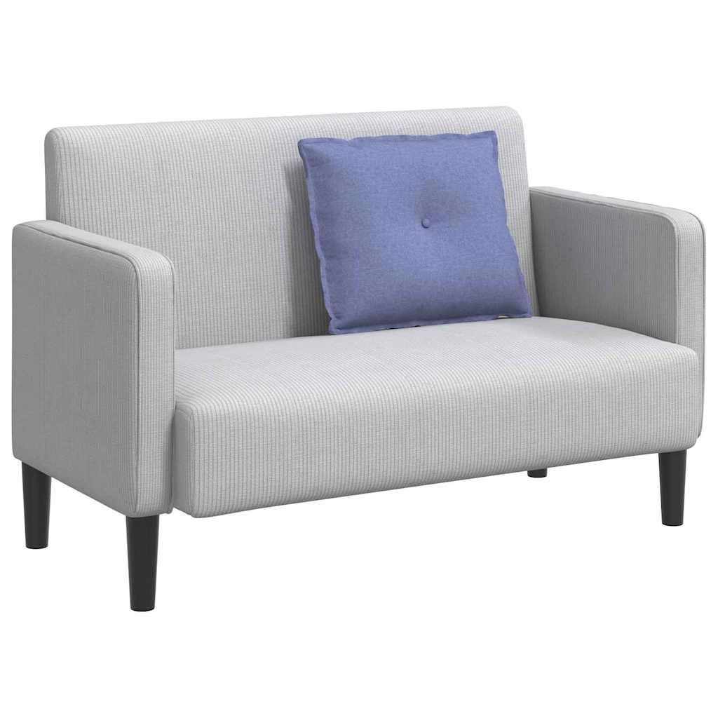 Cuscino schienale Vidaxx in tessuto blu jeans 60 x 19 x 50 cm