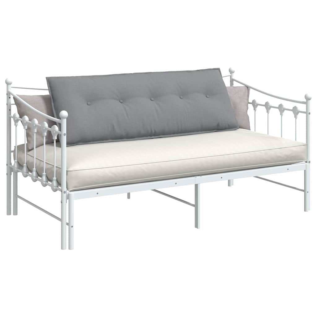 Cuscino schienale Vidaxx in tessuto grigio chiaro 140 x 19 x 50 cm