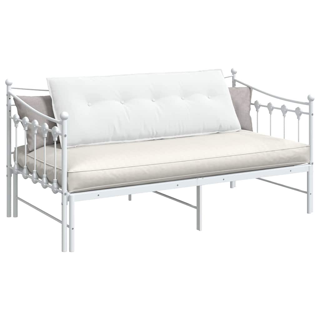 Cuscino schienale Vidaxx tessuto bianco 140 x 19 x 50 cm