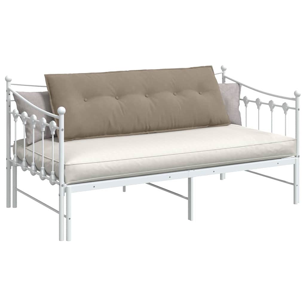 Cuscino schienale Vidaxx tortora 140 x 50 cm in tessuto microfibra
