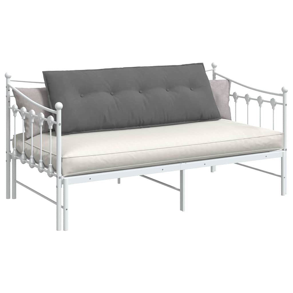 Cuscino schienale Vidaxx tessuto in microfibra grigio scuro 140 x 50 cm