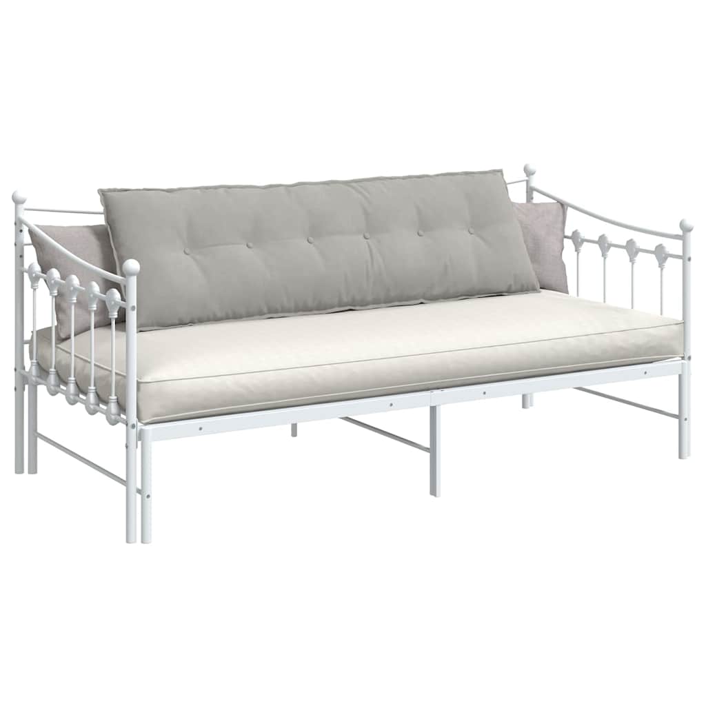 Cuscino schienale Vidaxx grigio chiaro 160 x 50 cm in tessuto microfibra