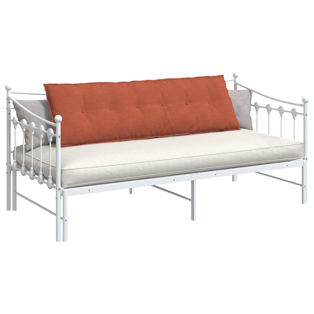 Vidaxx cojín de respaldo rojo-naranja 160 x 50 cm tela de pana