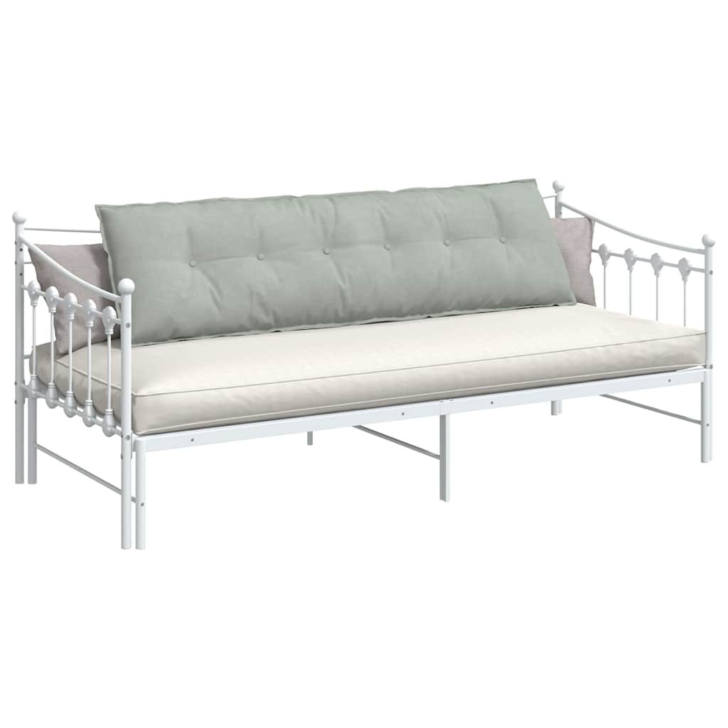 Cuscino schienale Vidaxx grigio chiaro 180 x 50 cm in tessuto a corde