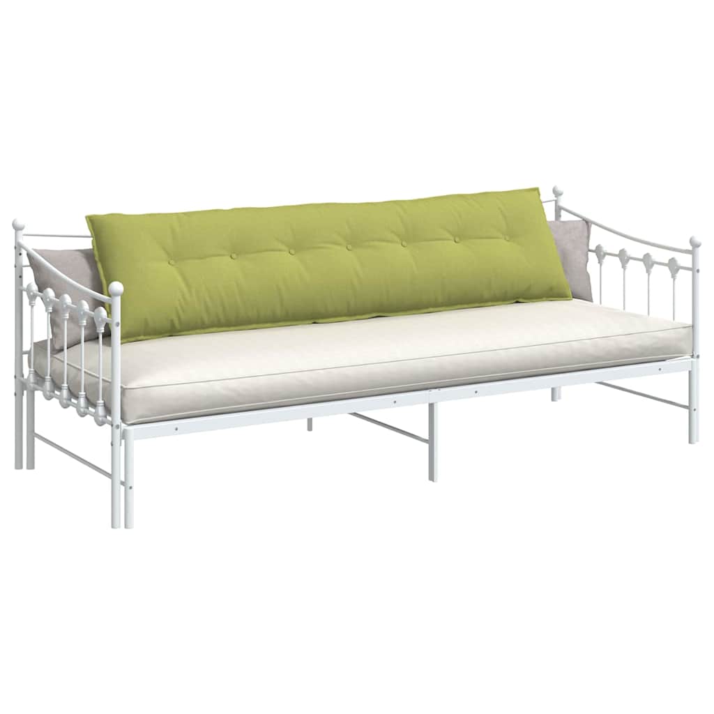 VidaXL cojín de respaldo tela verde claro 200 x 19 x 50 cm