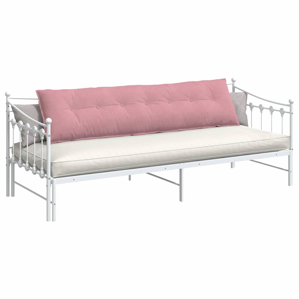 Vidaxx cojín de respaldo rosa 200 x 50 cm tela de pana