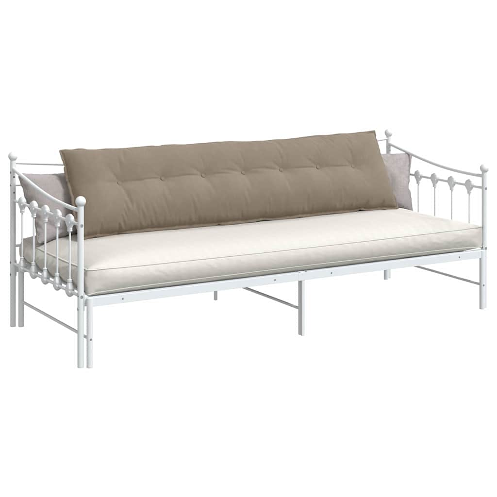 Cuscino schienale Vidaxx tortora 200 x 50 cm in tessuto microfibra