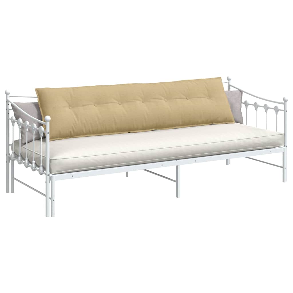 Cuscino schienale Vidaxx grigio verde 200 x 50 cm in tessuto a corde