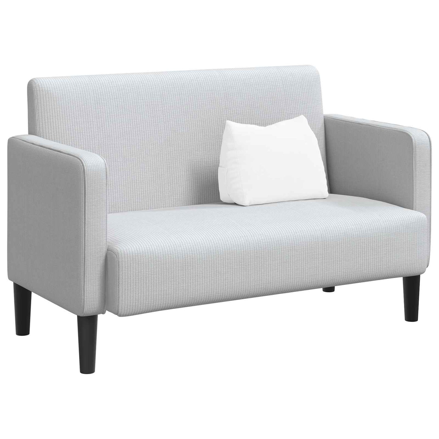Cuscino schienale VidaXL tessuto bianco 45 x 20 x 35 cm