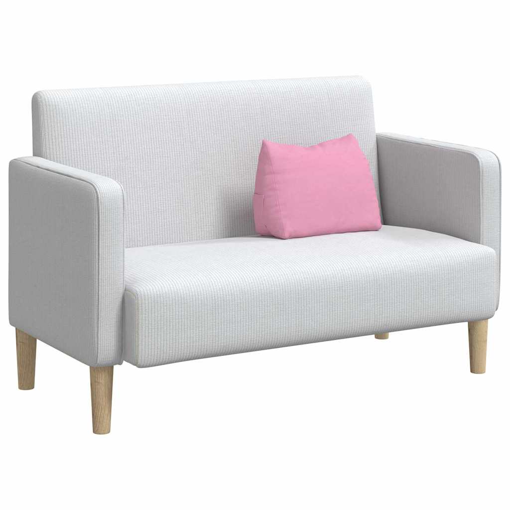 Cuscino schienale VidaXL in tessuto rosa 45 x 20 x 35 cm