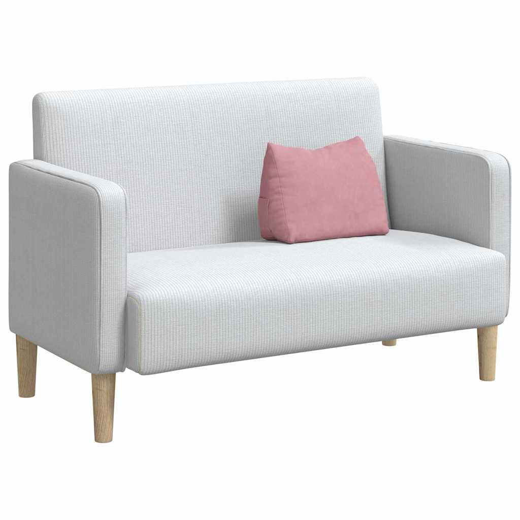 Vidaxx cojín de respaldo rosa 45 x 20 x 35 cm tela de pana