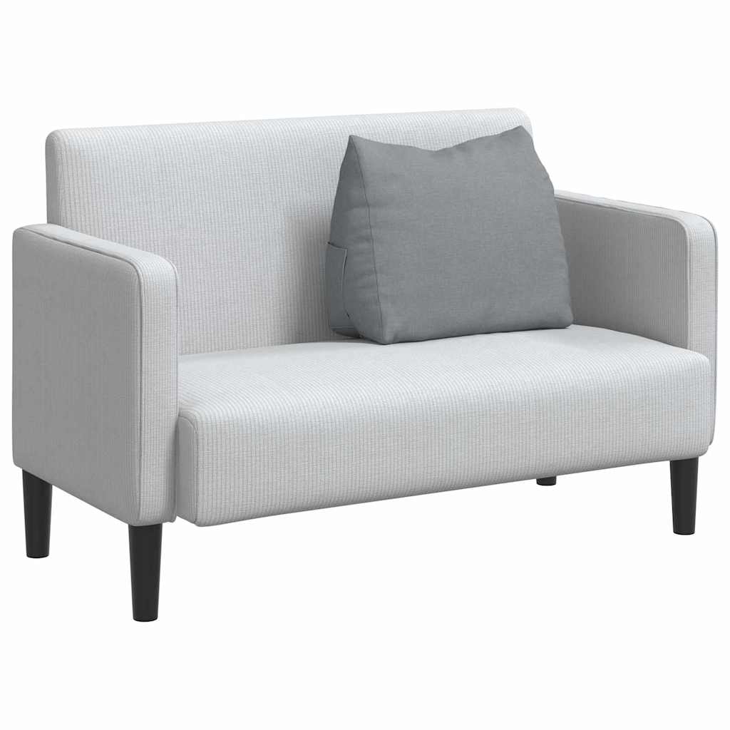 Cuscino schienale Vidaxx in tessuto grigio chiaro 60 x 20 x 50 cm