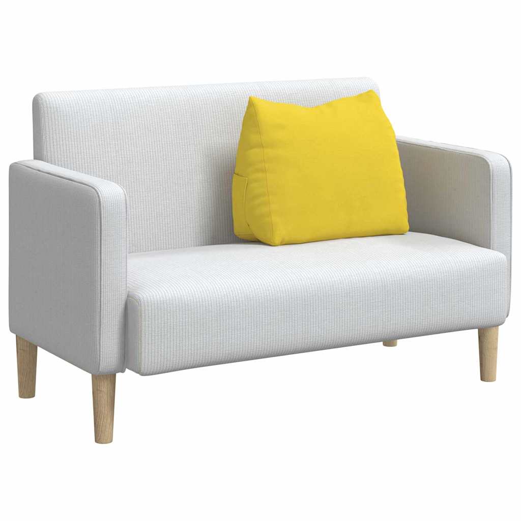 Cuscino schienale Vidaxx in tessuto giallo chiaro 60 x 20 x 50 cm