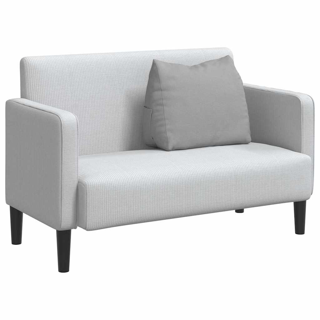 Cuscino schienale Vidaxx in tessuto grigio nuvola 60 x 20 x 50 cm